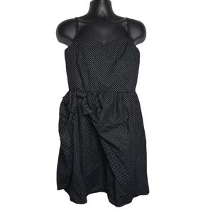 Vintage Black and White Pin Up Polka Dot Torrid Dress Size 18